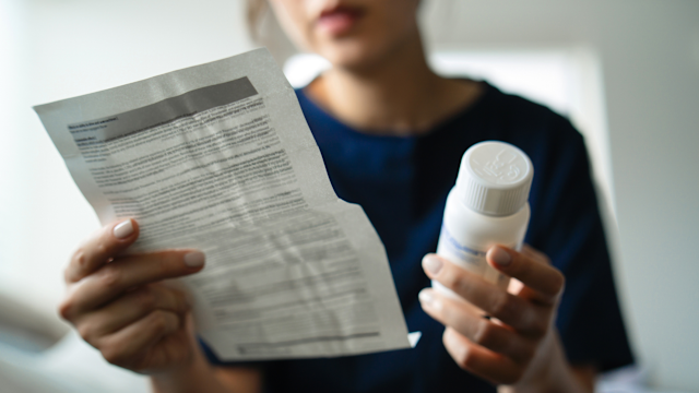 reading prescription labels