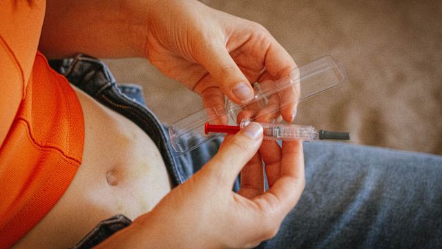A person with IBD self-administers a biologic therapy. Because Crohn’s and UC are lifelong conditions, the medications a person uses to manage IBD can change and evolve with time.