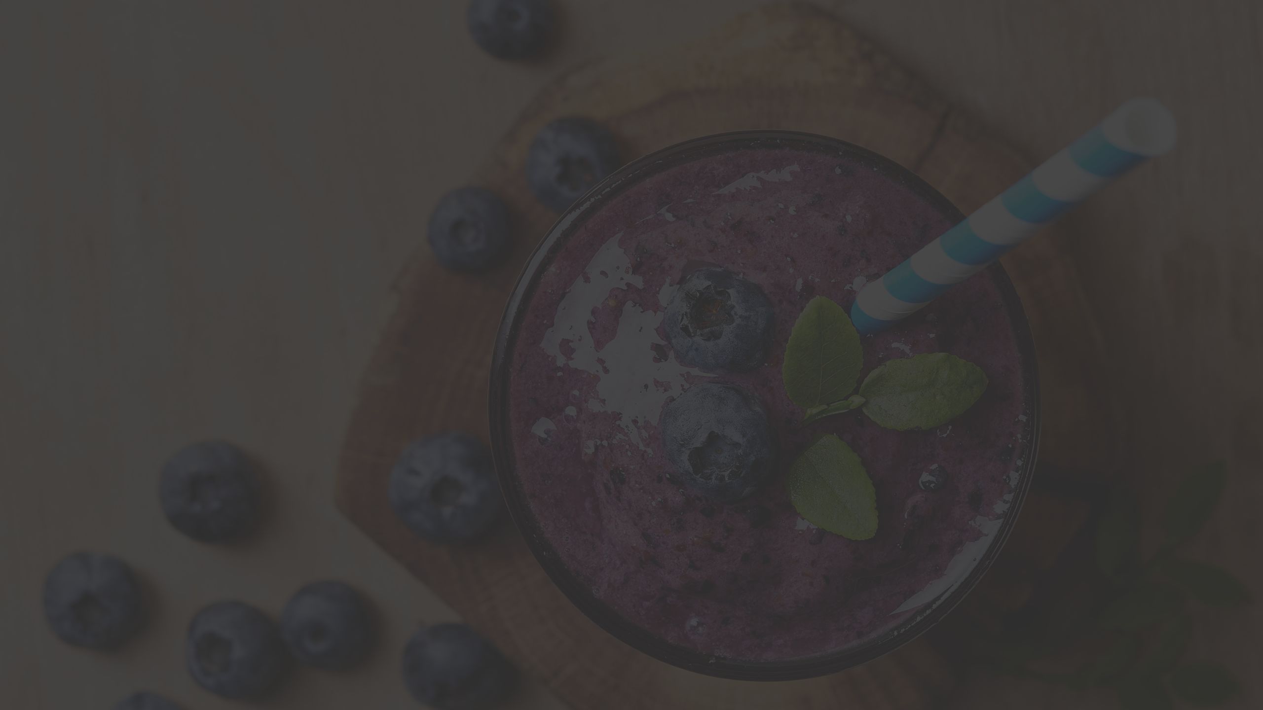 smoothie, blueberries