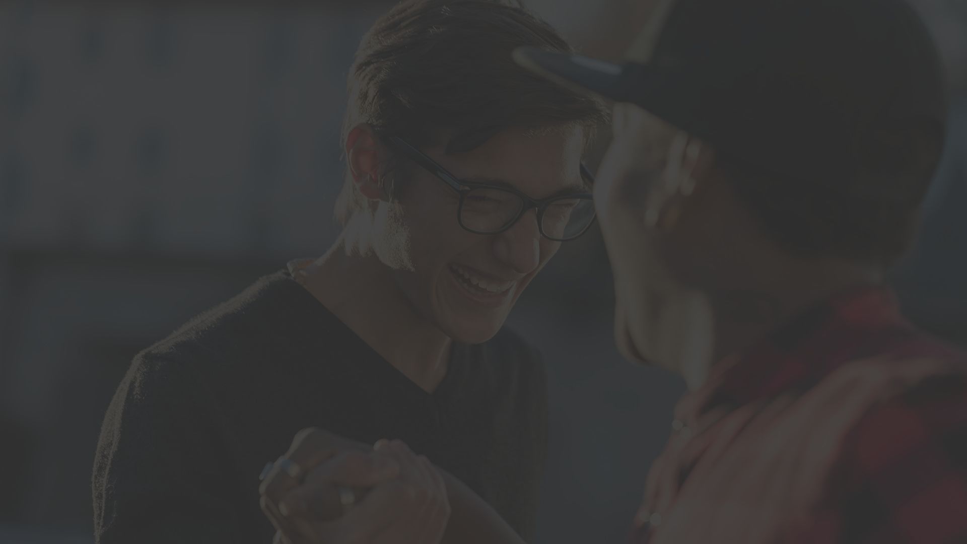 Two men shaking hands