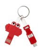 Clipster Buddy 3-in-1 Charging Cable Key Ring
