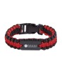 Paracord Survival Bracelet with Metal Plate