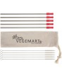 5-pack Stainless Straw Kit With Cotton Pouch