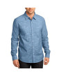 District - Mens Long Sleeve Washed Woven Shirt