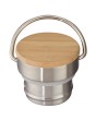 21 oz. Liberty Stainless Steel Bottle with Wood Lid