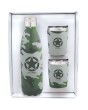 Stainless Steel Camo Bottle & Tumblers Gift Set