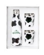 Stainless Steel Cow Bottle & Tumblers Gift Set