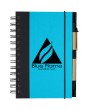 Printable Eco-Friendly 5" X 7" Spiral Notebook and Pen