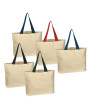 Personalized Natural Cotton Canvas Tote Bag
