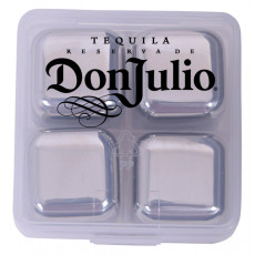 Stainless Steel Ice Cubes - Set Of 4