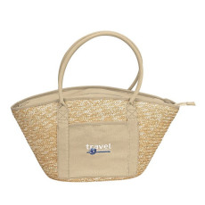 Monogrammed Structured Eco Tote