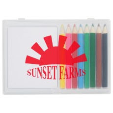8-Piece Colored Pencil Art Set In Case
