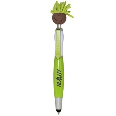 Multi-Culture Moptopper Screen Cleaner With Stylus Pen (Brown Skin Color)