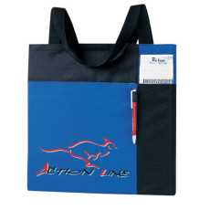 Promotional Color Block ID Convention Tote