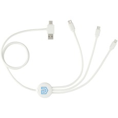 5-in-1 Charging Cable With Antimicrobial Additives