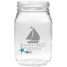 16oz Glass Mason Jar
