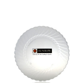 7.5" Classicware Clear Plastic Plates