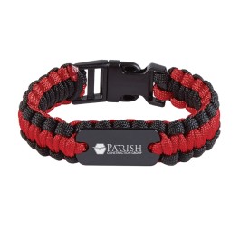 Paracord Survival Bracelet with Metal Plate