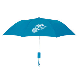 Printed 42" Arc Neon Telescopic Folding Umbrella