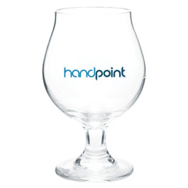 Engraved 16 oz. Belgian Glass