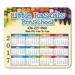 Promotional Calendar Magnet (Round Corners)