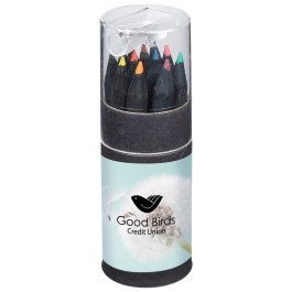 Blackwood 12-Piece Colored Pencil Set in Tube with Sharpener