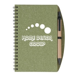 5" X 7" Eco-Inspired Spiral Notebook & Pen