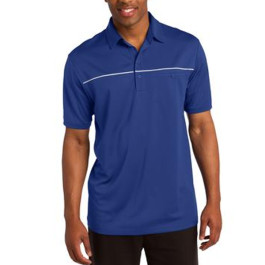 Sport-Tek PosiCharge Micro-Mesh Piped Polo
