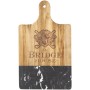 Black Marble And Wood Cutting Board