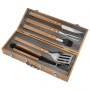 Grill Master 5pc Bamboo BBQ Set 
