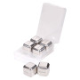 Stainless Steel Ice Cubes - Set Of 6