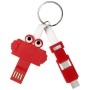 Clipster Buddy 3-in-1 Charging Cable Key Ring