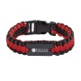 Paracord Survival Bracelet with Metal Plate