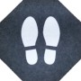 13" X 13" Social Distancing Floor Mat