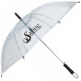 Logo 46" Arc Clear Umbrella