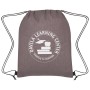 Crosshatch Non-Woven Drawstring Bag