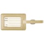 Metallic Polyurethane Luggage Tag