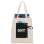 6 oz. Cotton Canvas Packable Snap Tote