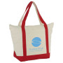 12 oz. Zippered Cotton Tote