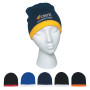 Custom Printed Knit Beanie with Stripe