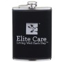 Leatherette Wrapped 8 oz. Flask 