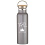 21 oz. Liberty Stainless Steel Bottle with Wood Lid