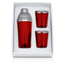 Imprinted Cocktail Shaker & Tumblers