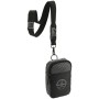 Grid Lanyard Crossbody Phone Pouch