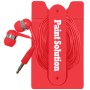 Phone Wallet with Earbuds