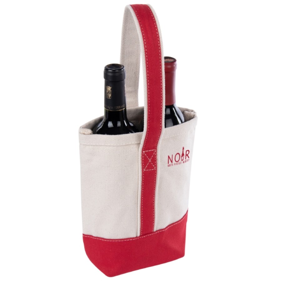 Deux Wine Bottle Tote Bag