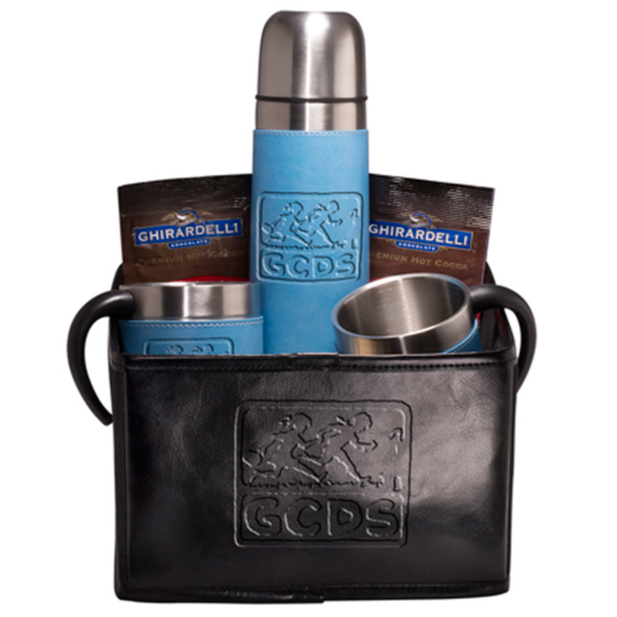 Custom Printed Tuscany Thermos & Cups Ghirardelli Cocoa