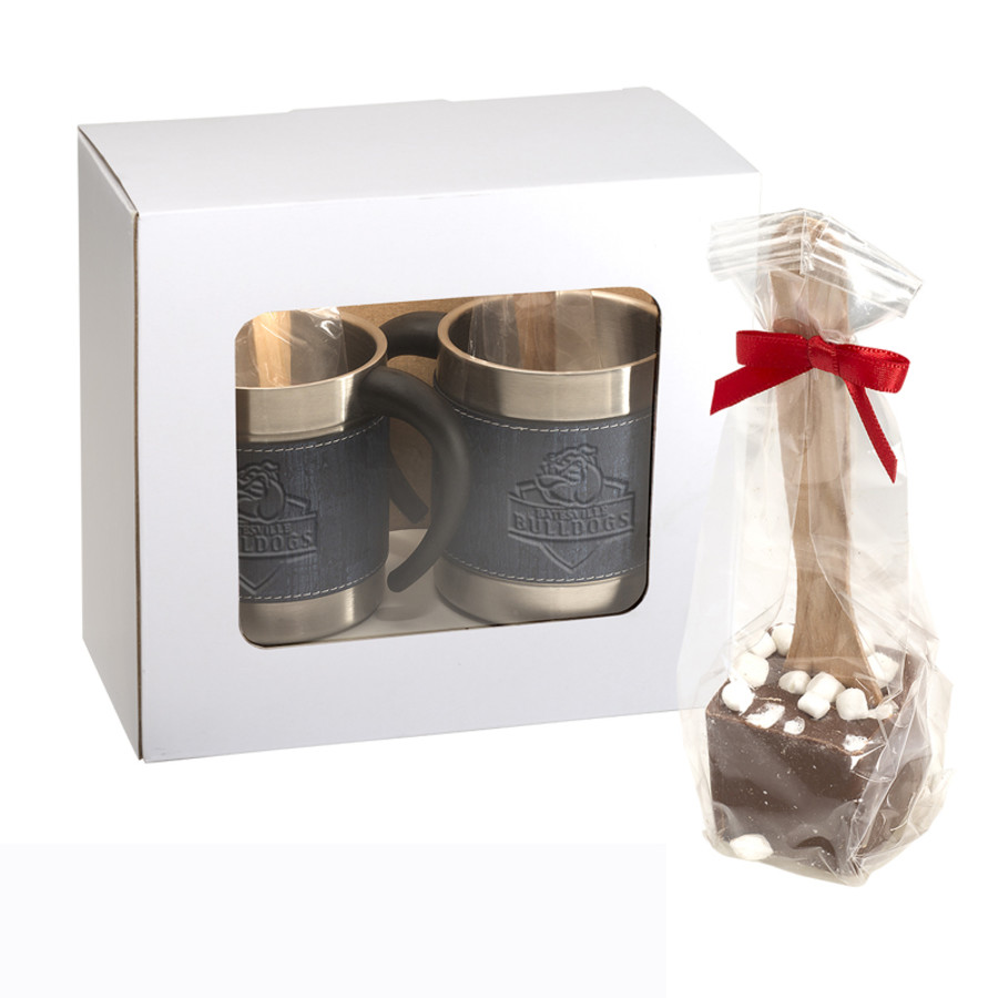 Casablanca Coffee Cups & Hot Cocoa Gift Set