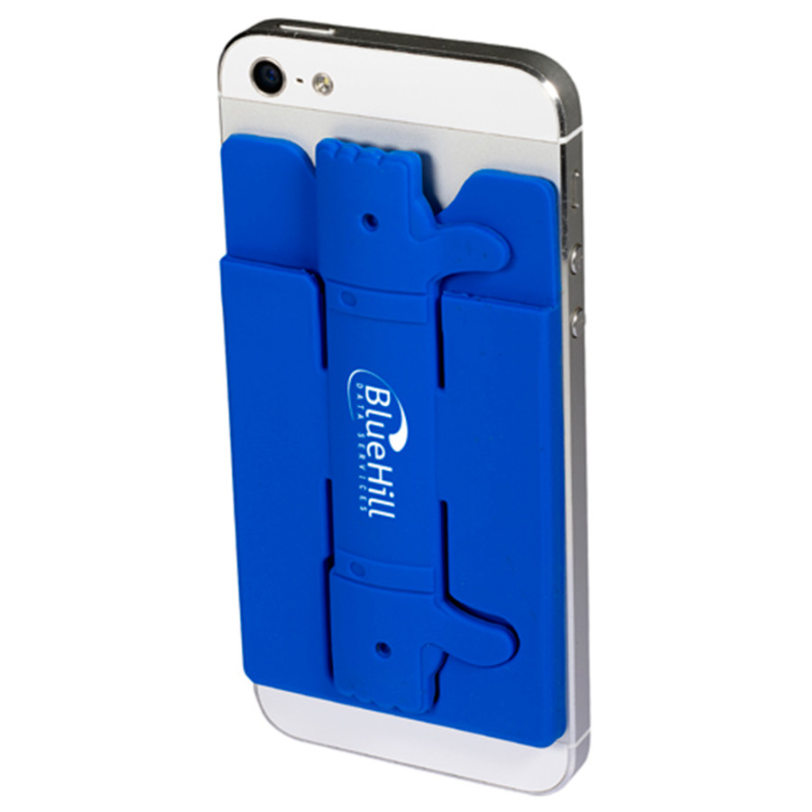Imprinted Quik-Snap Thumbs-Up Mobile Device Pocket/Stand