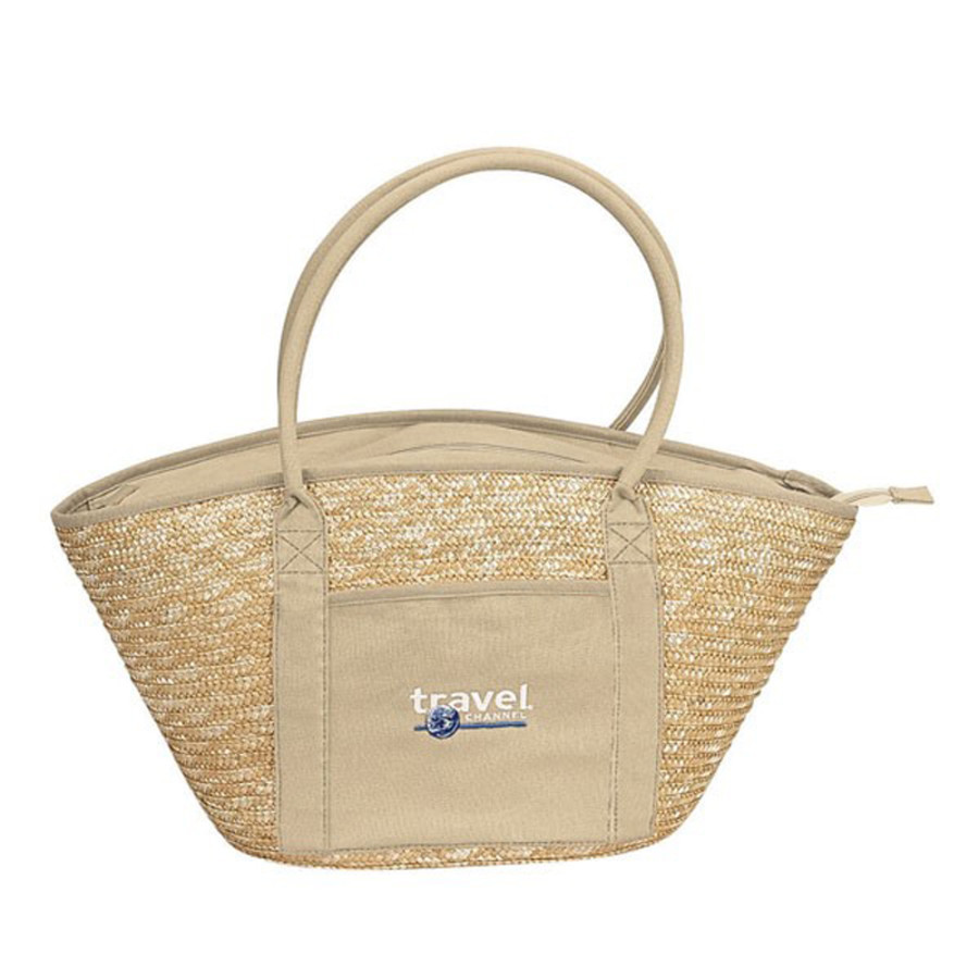 Monogrammed Structured Eco Tote